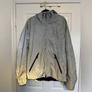 Bench Silver reflective waterproof jacket in size Large